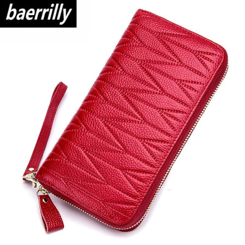 RFID Genuine Leather Wallet for Women