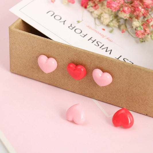Heart-Shaped Push Pin Set