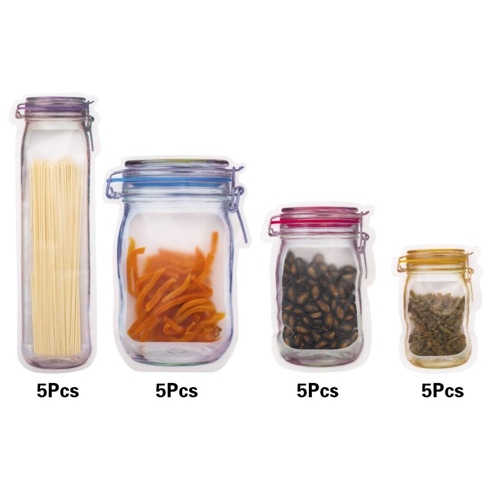 LMETJMA Reusable Mason Jar Bags