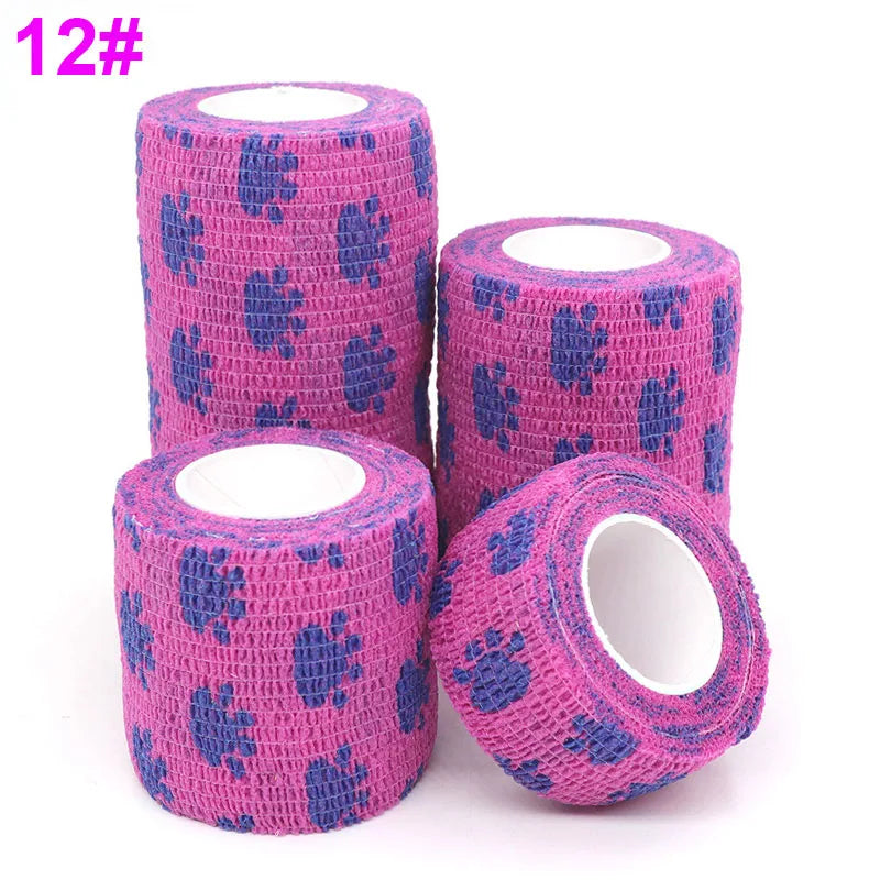 1 Pcs Printed Self Adhesive Elastic Bandage 4.8m