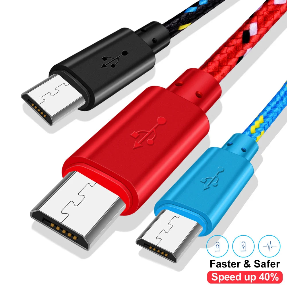 OLAF Micro USB Cable Charger Adapter For Samsung