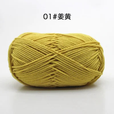 10 Balls/Lot 500g Natural Soft Silk Cotton Yarn for Knitting