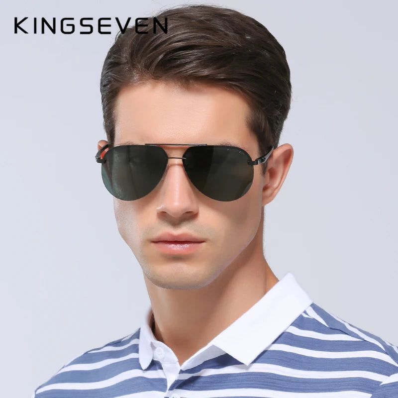KINGSEVEN Aluminum Magnesium Polarized Sunglasses