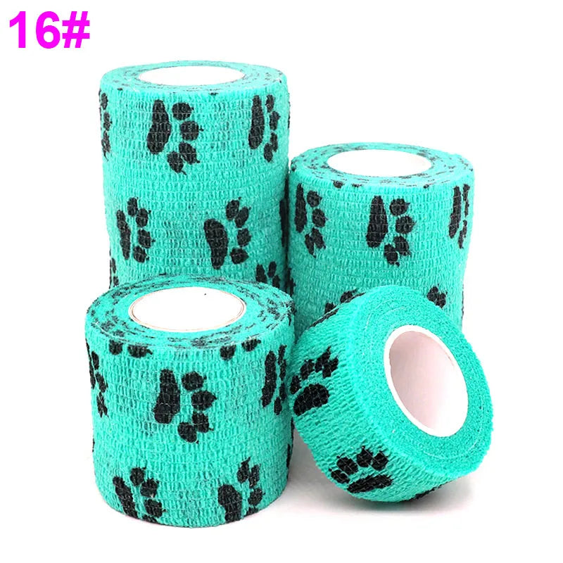 1 Pcs Printed Self Adhesive Elastic Bandage 4.8m
