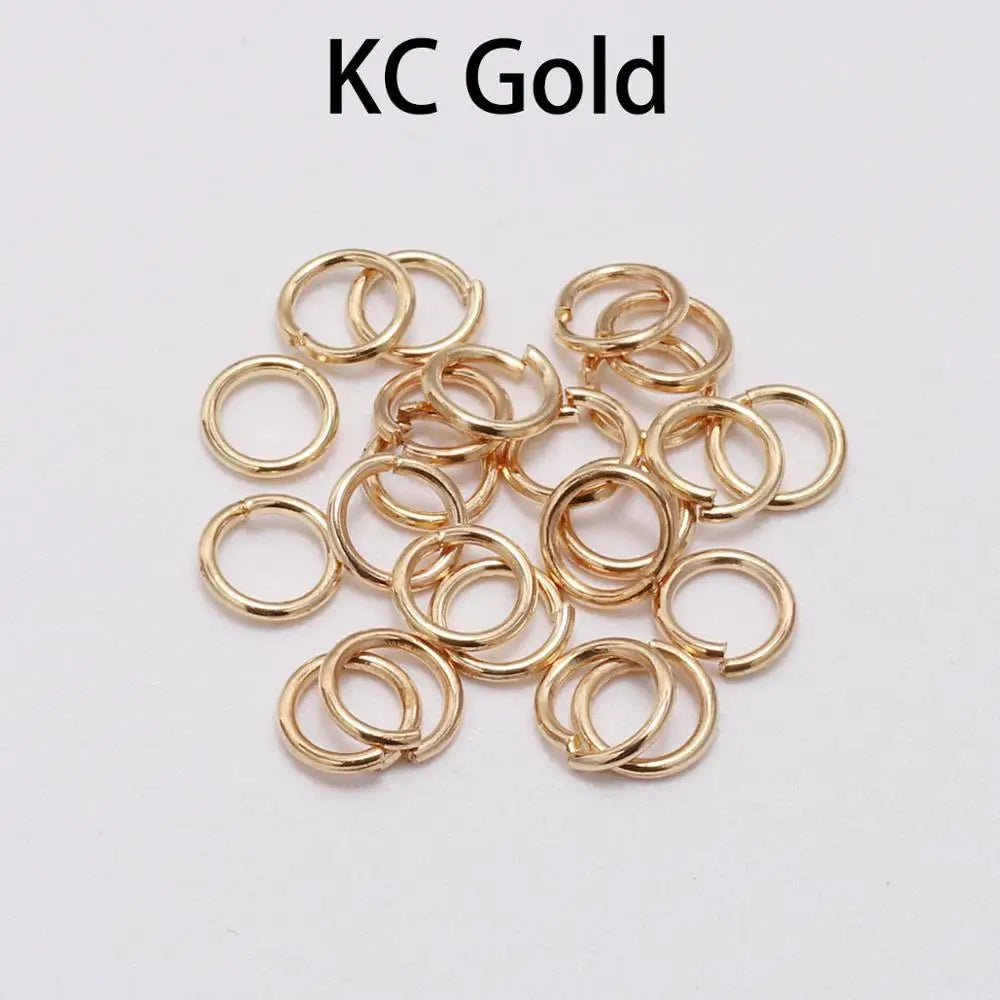 50-200Pcs/lot 3-20 mm Split Rings Connectors For DIY Jewelry