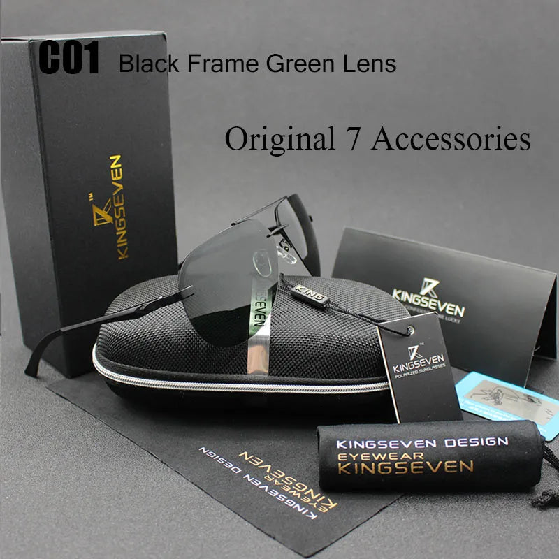 KINGSEVEN Aluminum Magnesium Polarized Sunglasses