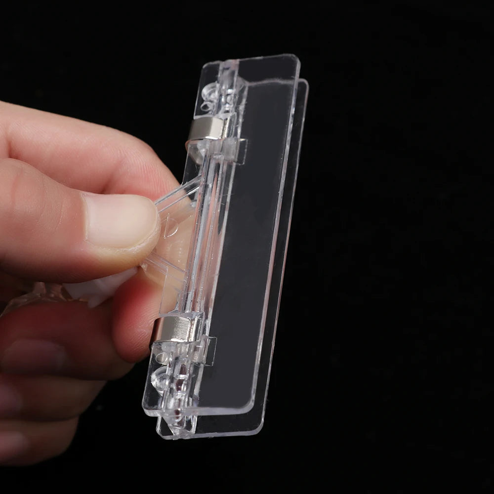 Transparent Plastic Shelf Sign Display Clip
