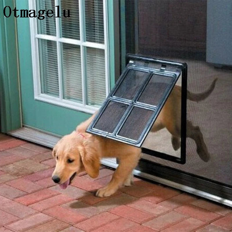 Lockable Plastic Pet Door for Screen Window