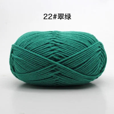 10 Balls/Lot 500g Natural Soft Silk Cotton Yarn for Knitting