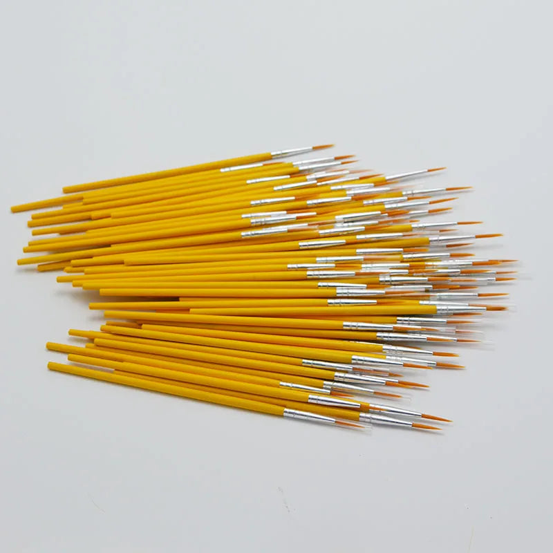10Pcs/Set Long Tail Painting Brush