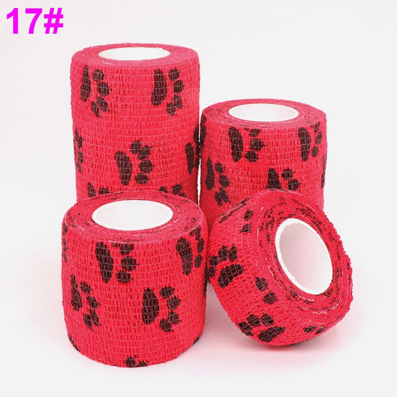 1 Pcs Printed Self Adhesive Elastic Bandage 4.8m