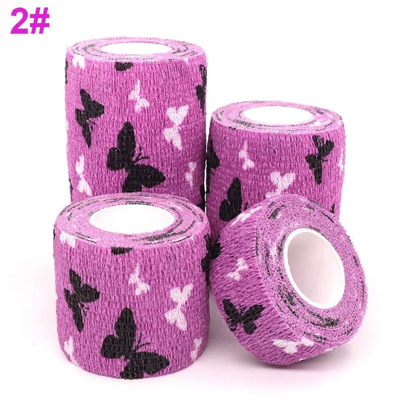 1 Pcs Printed Self Adhesive Elastic Bandage 4.8m
