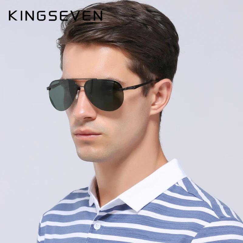 KINGSEVEN Aluminum Magnesium Polarized Sunglasses