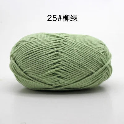 10 Balls/Lot 500g Natural Soft Silk Cotton Yarn for Knitting