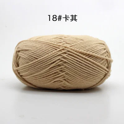 10 Balls/Lot 500g Natural Soft Silk Cotton Yarn for Knitting