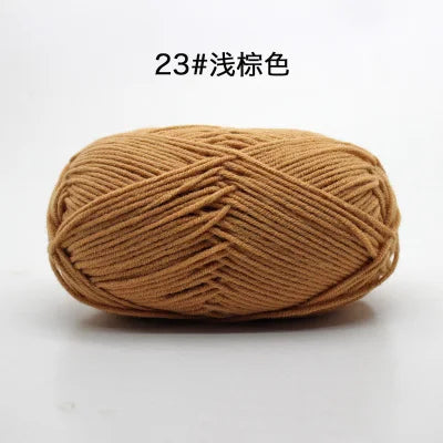 10 Balls/Lot 500g Natural Soft Silk Cotton Yarn for Knitting