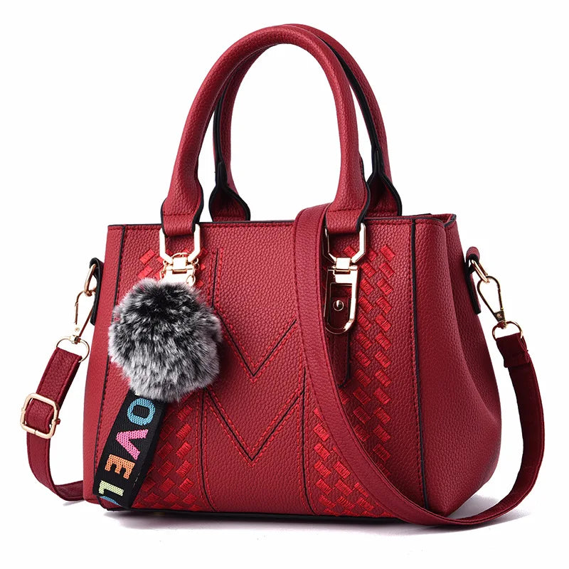Embroidery Messenger Bag