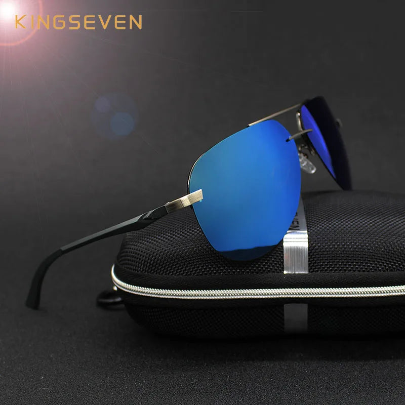 KINGSEVEN Aluminum Magnesium Polarized Sunglasses