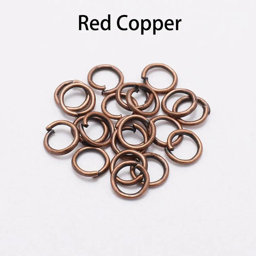 50-200Pcs/lot 3-20 mm Split Rings Connectors For DIY Jewelry