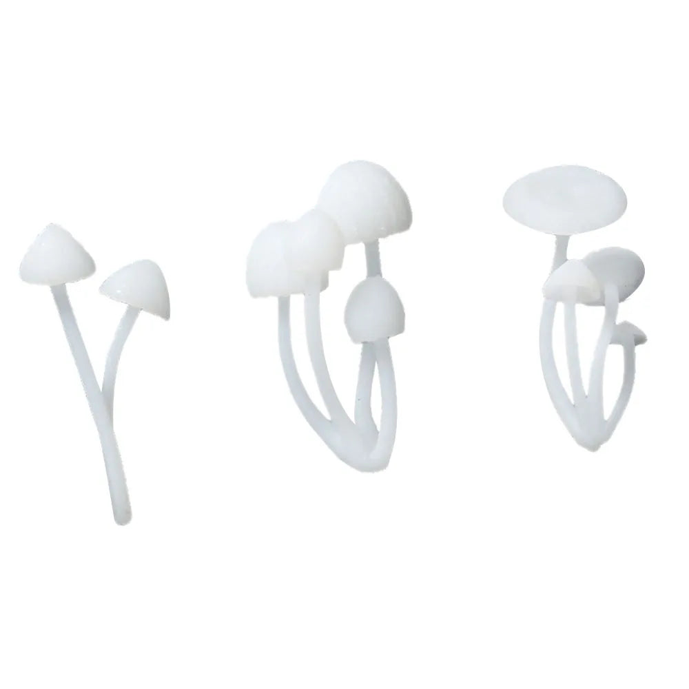 3Pcs Mix Style Crystal Mini Mushroom Modeling Mold
