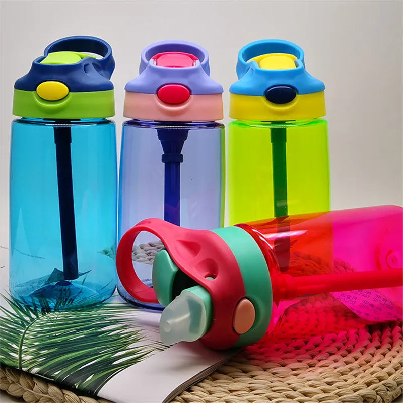 480ml Water Bottle With Straw