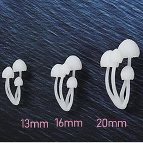 3Pcs Mix Style Crystal Mini Mushroom Modeling Mold
