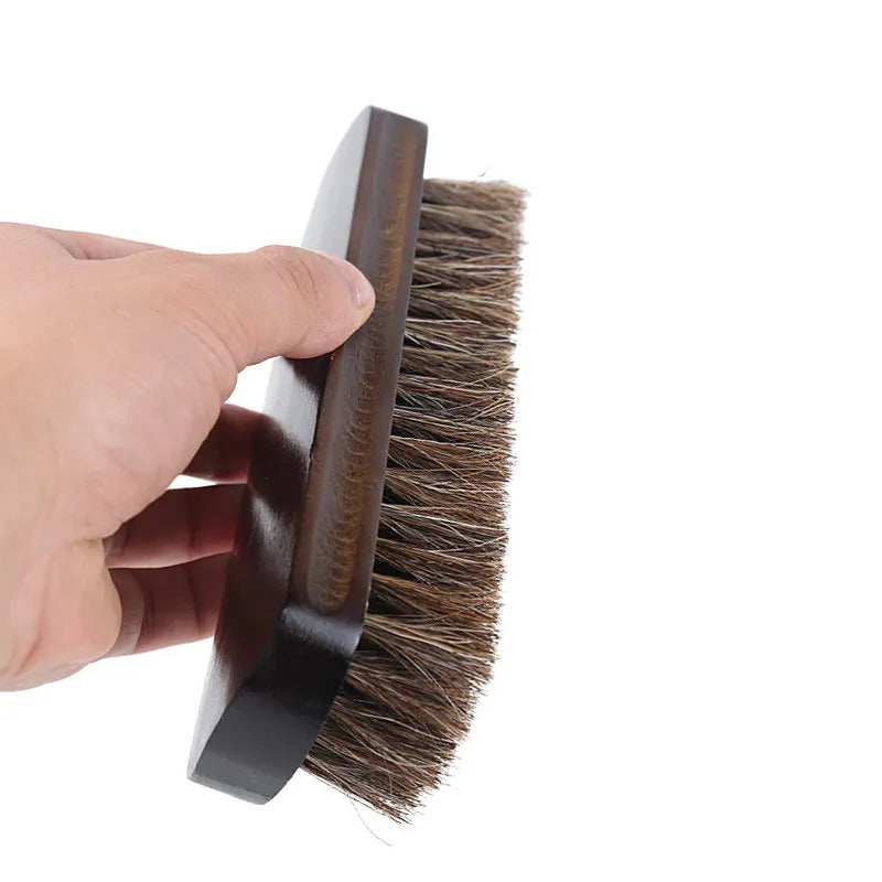 Real Horse Hair Shoe Brush