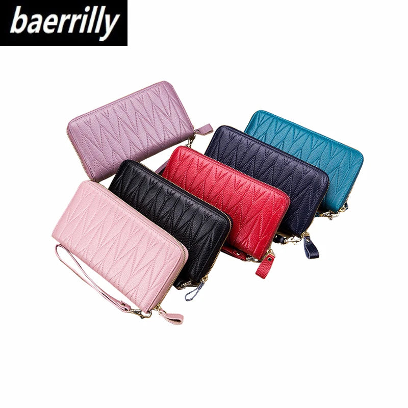 RFID Genuine Leather Wallet for Women