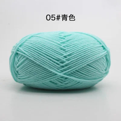 10 Balls/Lot 500g Natural Soft Silk Cotton Yarn for Knitting