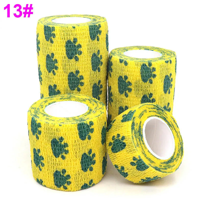 1 Pcs Printed Self Adhesive Elastic Bandage 4.8m