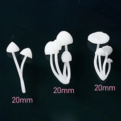 3Pcs Mix Style Crystal Mini Mushroom Modeling Mold