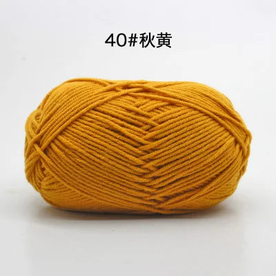 10 Balls/Lot 500g Natural Soft Silk Cotton Yarn for Knitting