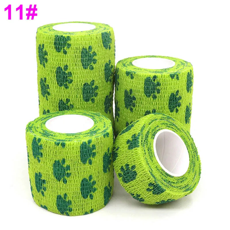 1 Pcs Printed Self Adhesive Elastic Bandage 4.8m