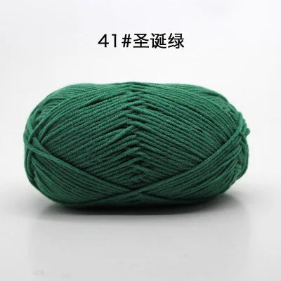 10 Balls/Lot 500g Natural Soft Silk Cotton Yarn for Knitting
