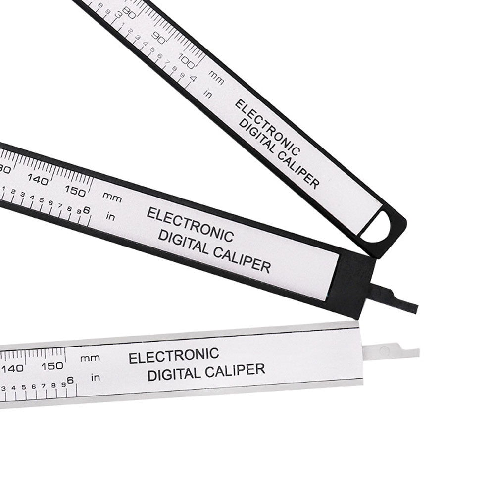 150mm 100mm Electronic Digital Caliper Carbon Fiber Digital Ruler