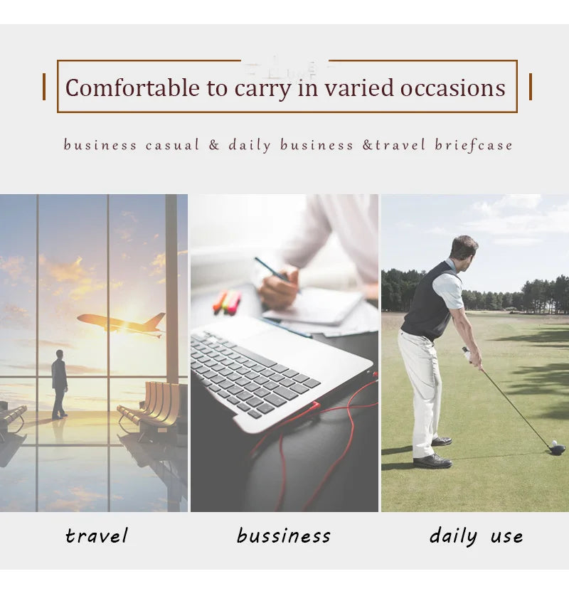 Cowhide Leather Messenger Bag