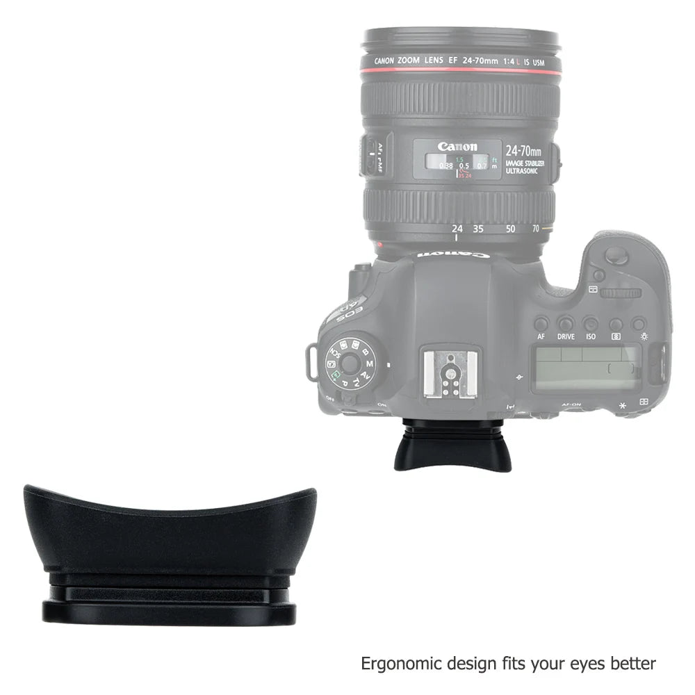 Soft Long Viewfinder Camera Eyecup Eyepiece for Canon EOS 90D 80D 70D 60D 77D 6D Mark
