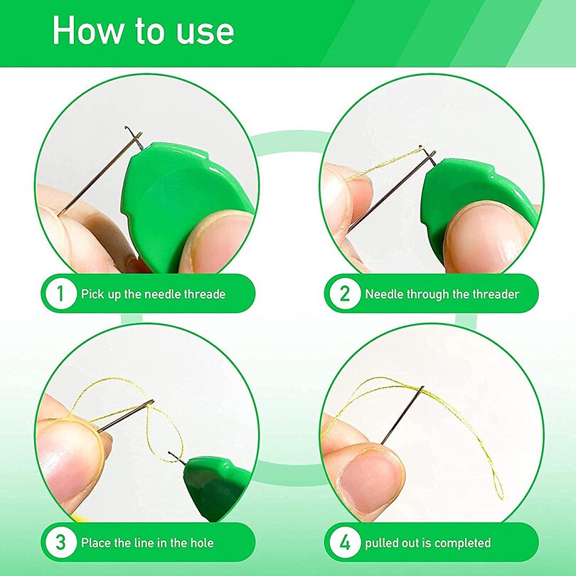 10pcs/lot DIY Automatic Needle Threader