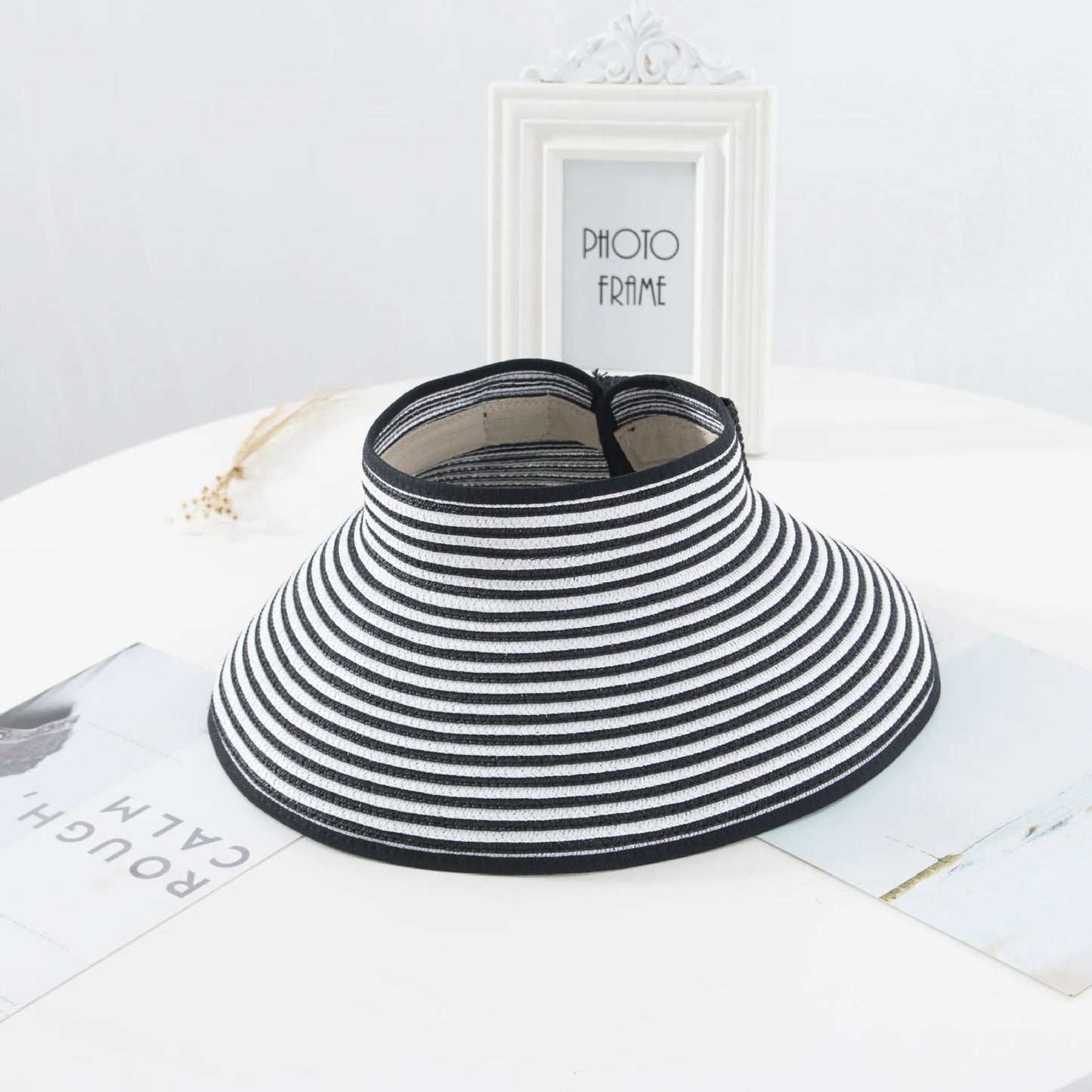 LaMaxPa Large Brim Hat Straw
