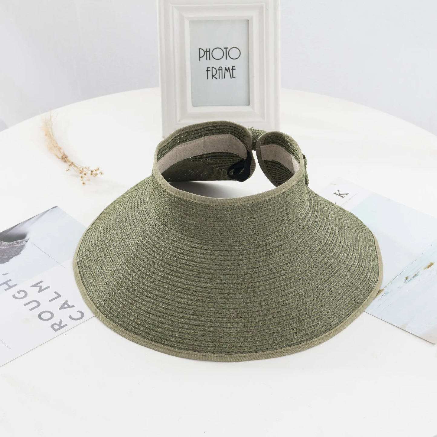 LaMaxPa Large Brim Hat Straw