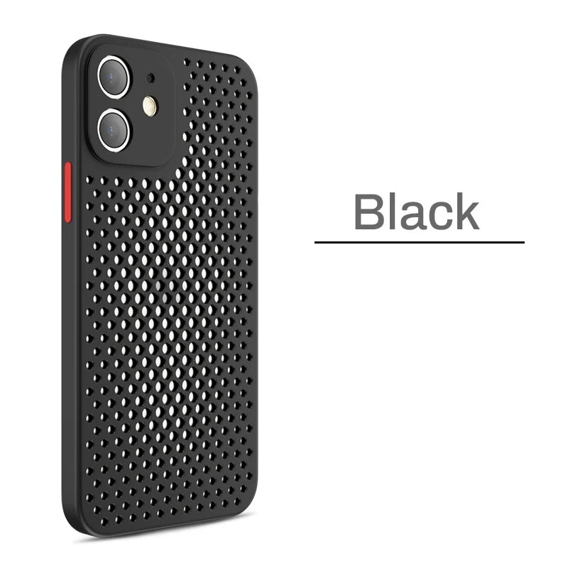 Heat Dissipation Breathable Cooling Case For iPhone