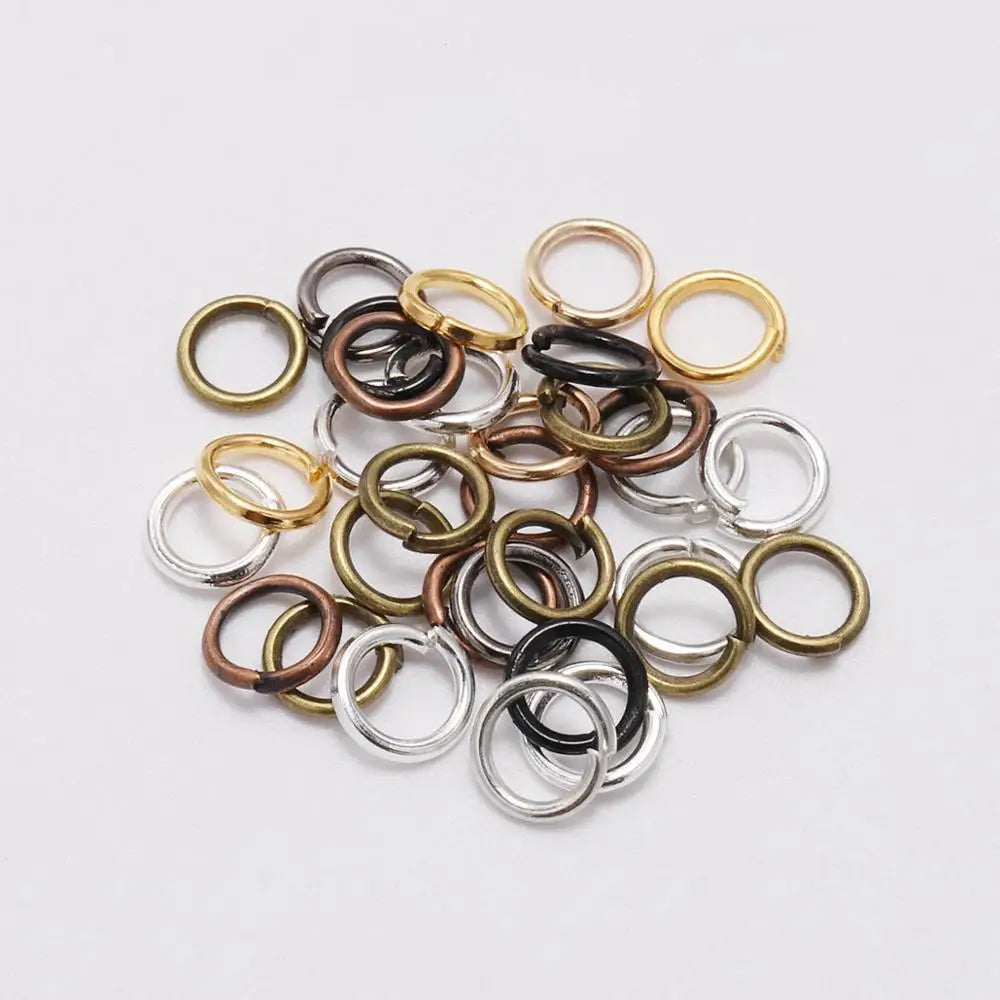 50-200Pcs/lot 3-20 mm Split Rings Connectors For DIY Jewelry