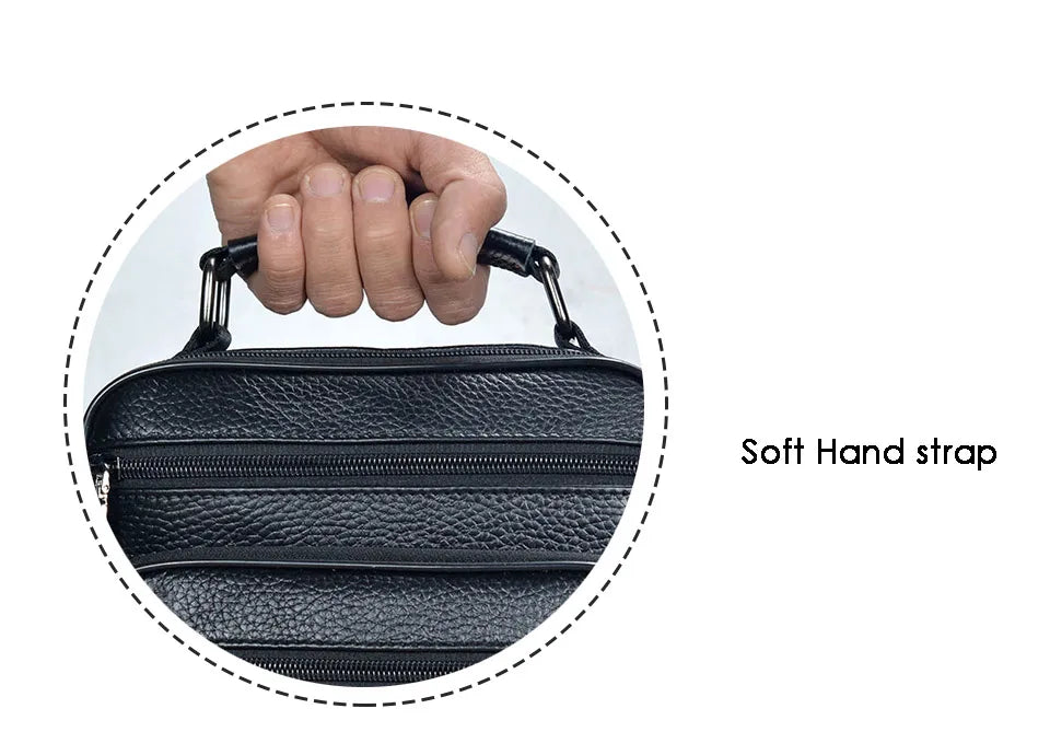 Men Genuine Leather Handbags