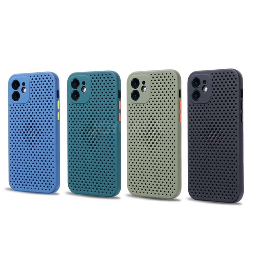 Heat Dissipation Breathable Cooling Case For iPhone