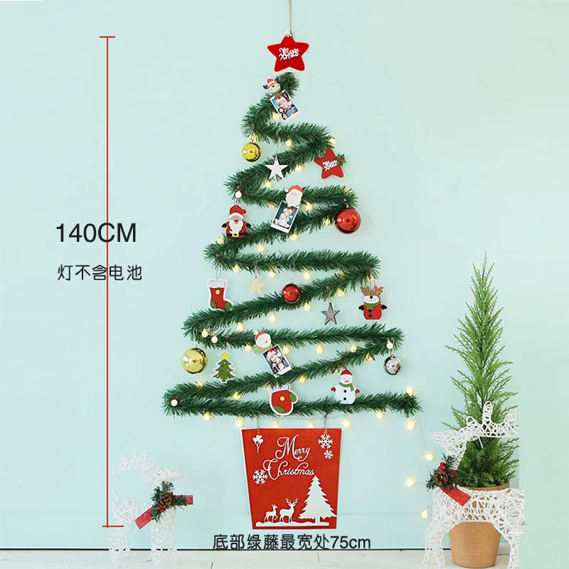 DIY Light-Up Christmas Wall Tree