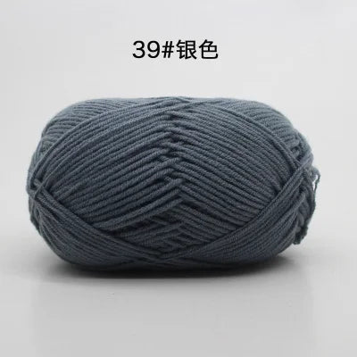 10 Balls/Lot 500g Natural Soft Silk Cotton Yarn for Knitting