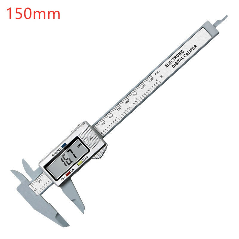150mm 100mm Electronic Digital Caliper Carbon Fiber Digital Ruler