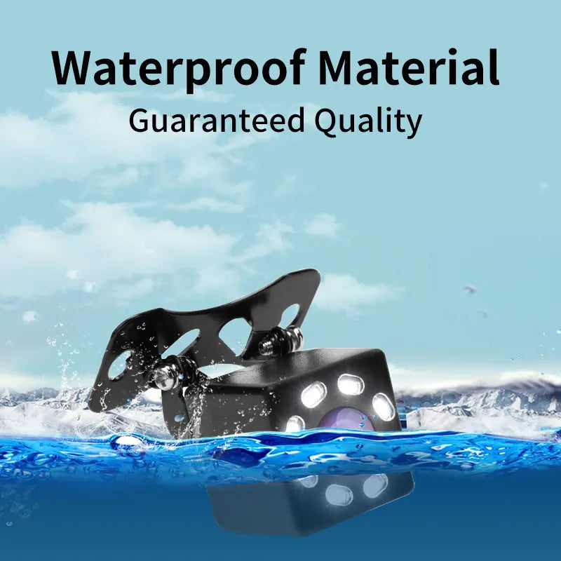 Hippcron Car Rear View Camera 4 LED Night Vision