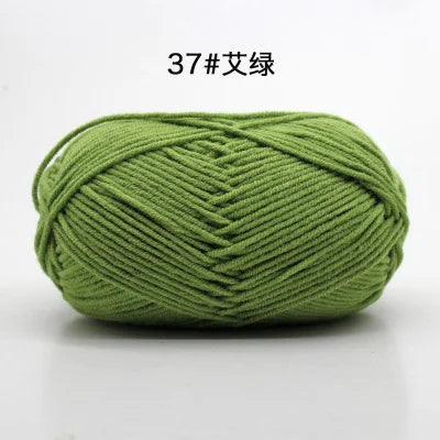 10 Balls/Lot 500g Natural Soft Silk Cotton Yarn for Knitting
