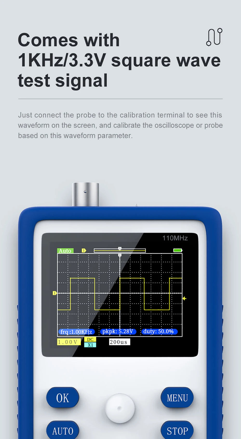 FNIRSI 1C15 Professional Digital Oscilloscope